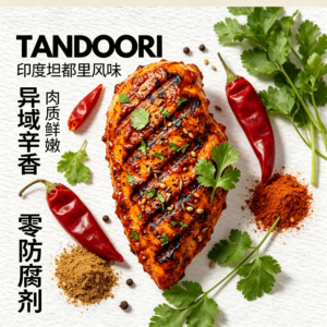 TANDOORI 印度坦都里风味 (150g) +  Veggies + Carbs