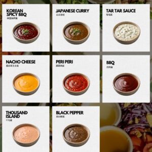 CHOOSE YOUR SAUCES